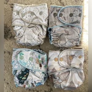 Lilly and Frank Cloth Diapers